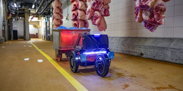 hallway with meat